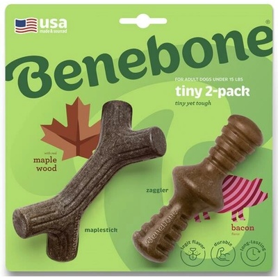 Benebone Maplestick javor ochucená Zaggler slanina 11 x 6,4 cm 2 ks