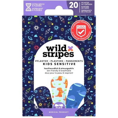Wild Stripes Kids Space INT - Dětské náplasti 20 ks