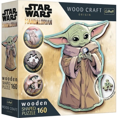 TREFL Wood Craft Origin The Mandalorian Grogu 160 dílků