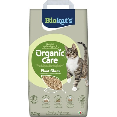 Biokats Organic Care rastlinné vlákna 3,2 kg