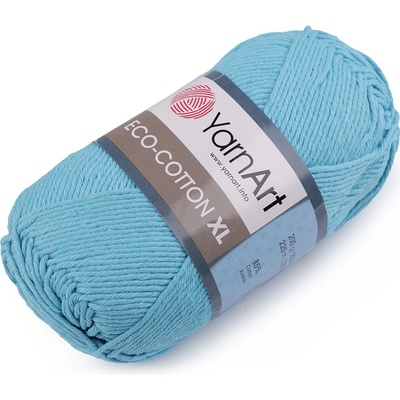 Prima-obchod Pletací příze Eco - cotton XL 200 g, barva 8 (765) modrá azuro