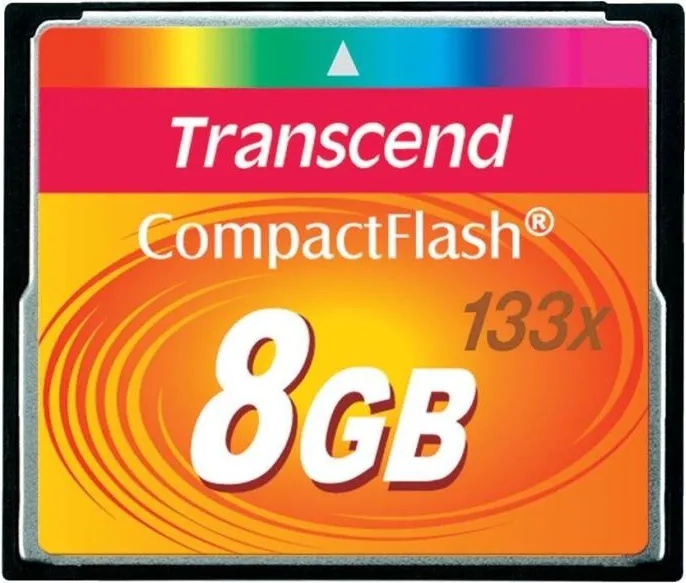 Transcend CompactFlash 8GB 133x TS8GCF133