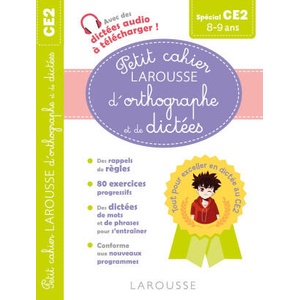 Petit cahier LAROUSSE d'orthographe et de dictées CE2 | André Vulin (ISBN: 9782036002654)