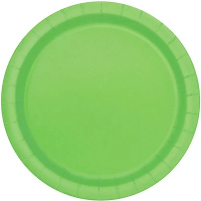 Unique Party Чинии - зелени 8 бр