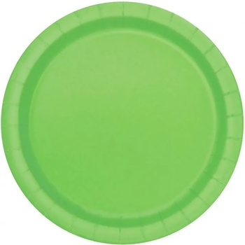 Unique Party Чинии - зелени 8 бр