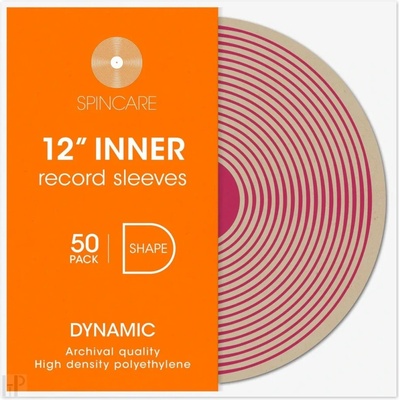 SPINCARE DYNAMIC 12 Inch Premium Inner Record Sleeves – Zboží Živě