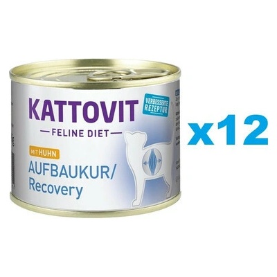 KATTOVIT Feline Diet Recovery s kuracím 12 x 185 g