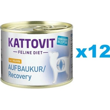 KATTOVIT Feline Diet Recovery s kuracím 12 x 185 g