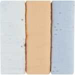 KikkaBoo Муселинови пелени KikkaBoo - Stripy Friends, 75 х 75 cm, 3 броя (31103010095) - ozone