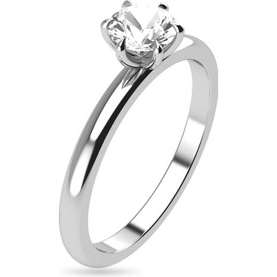 iZlato Forever Obruč z bílého zlata solitaire pro diamant Molly CSTM4W 050
