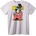 NOONEBRAND Тениска Даните таен аниме - 2XL, White
