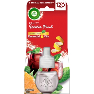 Air Wick tekutá náplň do elektrického osviežovača vzduchu Zimný punč 19 ml