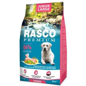 Rasco Junior Large пиле с ориз 3kg (1704-10034)