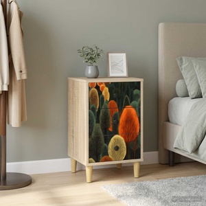 vidaXL Нощен шкаф ZAANDAM Дъб сонома 36 x 33 x 60 см (8007291)