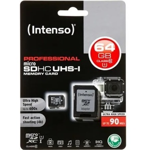 Intenso microSDXC Professional 64GB UHS-I (3433490)