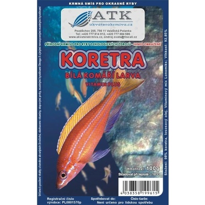 ATK Koretra komária larvy biele 100 g