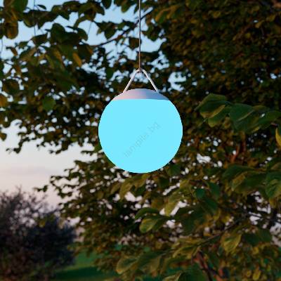 EGLO 75815 - LED RGB димируемо външно осветително тяло POGGIOBELLO LED/2600 mAh IP44 бяло+ДУ (EG75815)