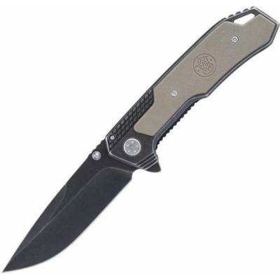 Spyderco Smith & Wesson EDC 8Cr13MoV šedý