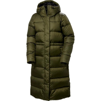 Helly Hansen Essence Long Down Coat utility green/snow