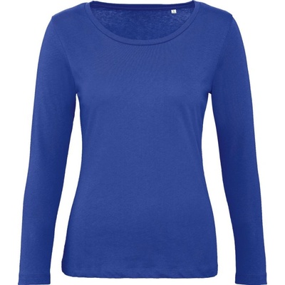 B&C Tričko Inspire LSL T dámské dlouhý rukáv COT 01TW7110500 Modrá cobalt