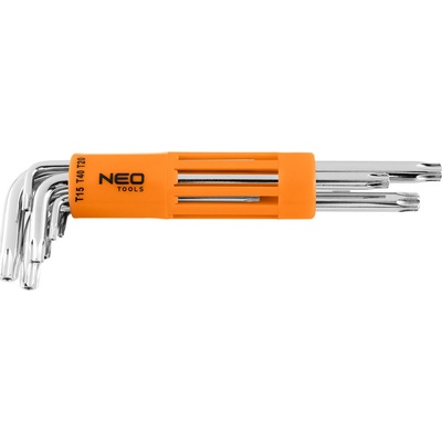 Neo Tools Klíče torxové dlouhé T10-T50, sada 8 ks 09-524