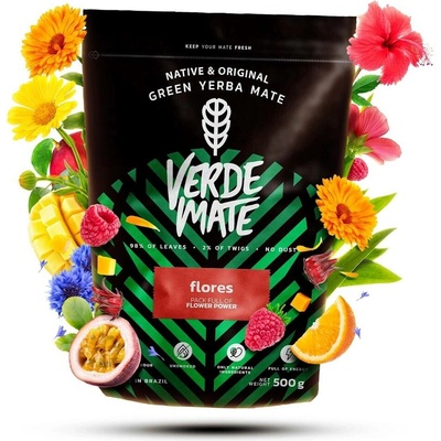Verde Mate Zelená Flores 500 g
