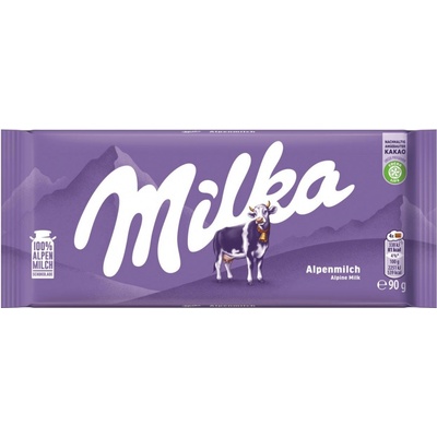 Milka čokoláda mléčná 90 g