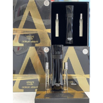 Giorgio Armani Black Code 125 мл + 2 бр. парфюмна вода 10 мл - Подаръчен комплект за мъже