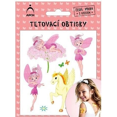 Dětské tetovací obtisky víly 02