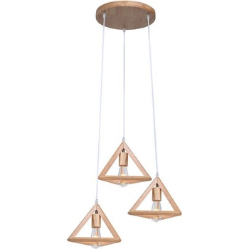 Image 1 of V-TAC led Пендел Дизайн Дърво 3*e27 - 23367 (23367)