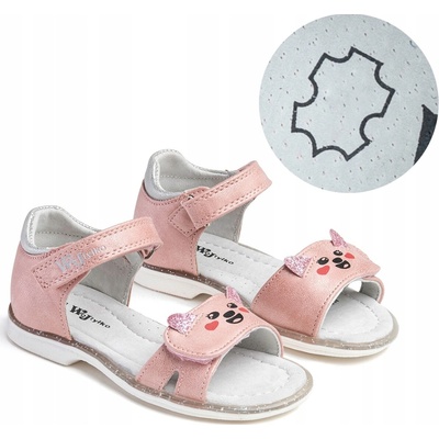 Wojtyłko 22303 sandále ružové s mačkami