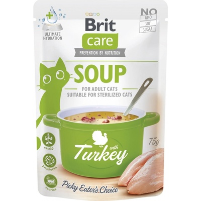 Brit Care Cat Soup Turkey 75 g – Sleviste.cz