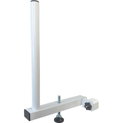 Držák malých antén, teploměrů na plastová okna L, délka 17,5cm, výška 25cm, průměr 20mm; AHW-1725-20-W