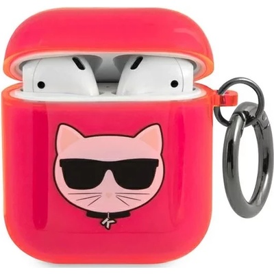 Karl Lagerfeld Калъф Karl Lagerfeld KLA2UCHFP за AirPods, розов Choupette (KLA2UCHFP)