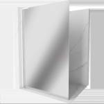 Mexen Kioto L, Душ кабина Walk-in 70 x 200 cm, огледало, бял - 800-070-103-20-50 (800-070-103-20-50)