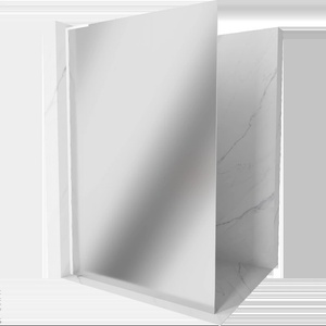 Mexen Kioto L, Душ кабина Walk-in 70 x 200 cm, огледало, бял - 800-070-103-20-50 (800-070-103-20-50)