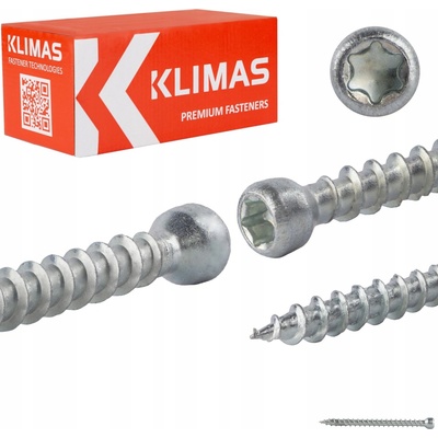 Vruty do dřeva Klimas Wkręt-Met 8 x 260 mm 50 ks