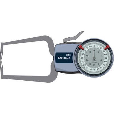 Mitutoyo Číselníkový úchylkoměr s měřicími rameny pro vnější měření série 209 0-20mm kulička 1,5 mmtyp 2 209-404