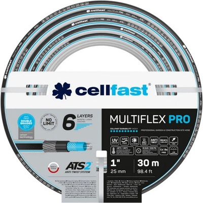 CellFast Záhradná hadica 1" 30m MULTIFLEX PRO