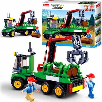 Sluban B0778 Traktor s prívesom na polená