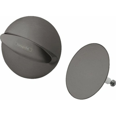 Hansgrohe Súprava horného odtoku a prepadu Flexaplus, kartáčovaný čierny chróm 58185340