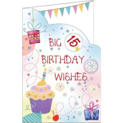 Blahopřání do obálky BIG BITRHDAY WISHES (BOB-1879)