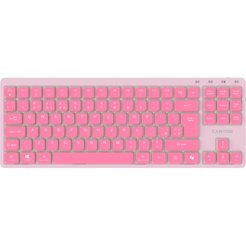 CANYON OnType 10 Low Profile Wired Pink (CNS-HKB10P)
