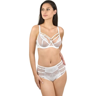 MEDIOLANO Бикини с висока талия в бял цвят deziro white me-19136eh-65724-biaŁy - Бял, размер s