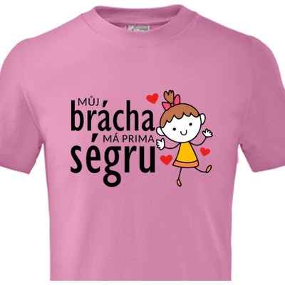 Dětské tričko Prima ségra dětské