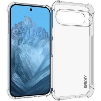 Google Pixel 9 / Pixel 9 Pro Удароустойчив ENKAY Силиконов Калъф и Протектор