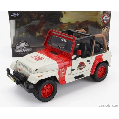 Jada Toys Jurassic Park Diecast Model 1992 Jeep Wrangler 1:24