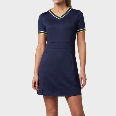 Callaway V-Neck Colorblock Dress Peacoat