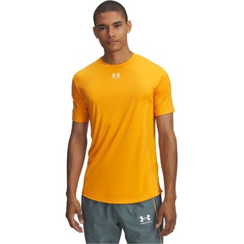 Under Armour Тениска Under Armour Men's Chal Short-Sleeve Performance T-Shirt - Orange/Grey