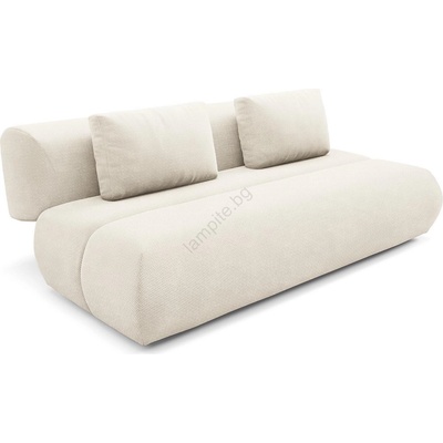 Laski Разтегаем триместен диван fano в кремав цвят (lk0069)